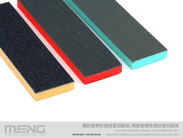 Meng Model MTS-041b High Performance Flexible Sandpaper ( Fine Refill Pack/280 ) ( zestaw do szlifowania - uzupełnienie )