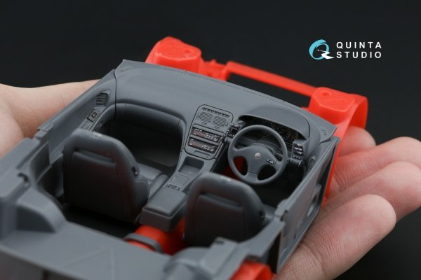 Quinta Studio QD24020 Nissan Fairlady 300ZX Z32 3D-Printed coloured Interior on decal paper (Hasegawa) 1/24