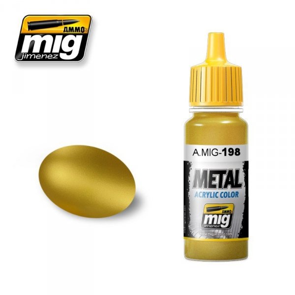 AMMO of Mig Jimenez 0198 GOLD 17ml