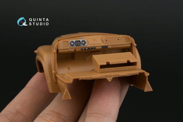 Quinta Studio QD43002 ZIL-MMZ-555 3D-Printed coloured Interior on decal paper (Zvezda) 1/43