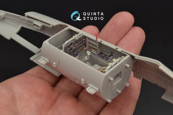 Quinta Studio QD32059 Me-262A 3D-Printed &amp; coloured Interior on decal paper (for Trumpeter kit) 1/32