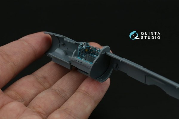 Quinta Studio QD72228 MiG-21bis late 3D-Printed &amp; coloured Interior on decal paper ( Eduard ) 1/72