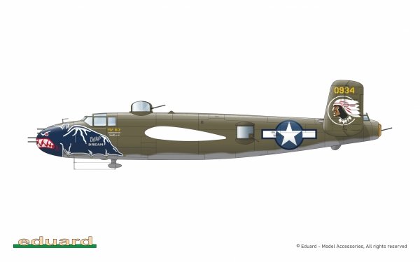 Eduard 548001 North American B-25 J Mitchell / Strafer 1/48