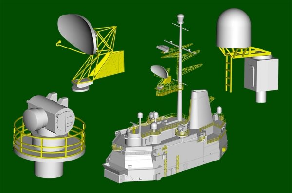 Trumpeter 05635 French Navy Helicopter Cruiser Jeanne dArc 2008 1/350