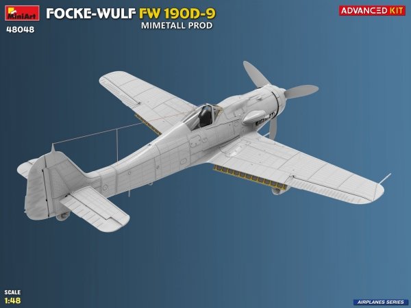 MiniArt 48048 FOCKE-WULF FW 190D-9. MIMETALL PROD. ADVANCED KIT 1/48