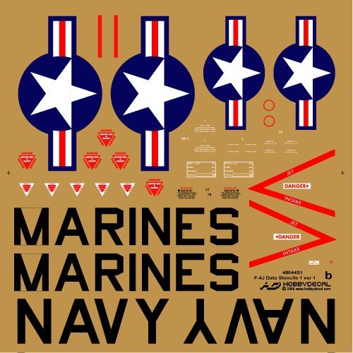 HobbyDecal AL48003V1 F-4J VF-84 Jolly Rogers Late 1971 1/48