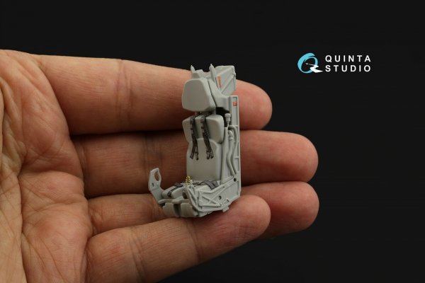 Quinta Studio QD32173 F-35A 3D-Printed &amp; coloured Interior on decal paper (Italeri) 1/32