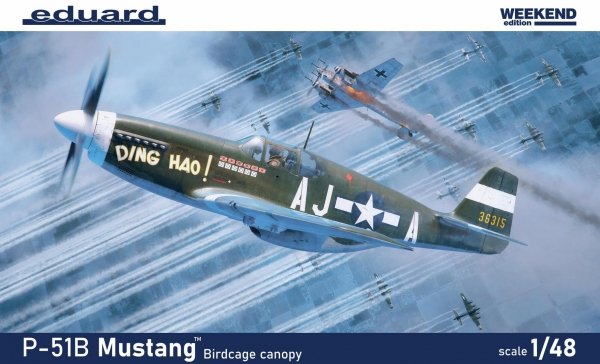 Eduard 84209 P-51B/C Mustang Birdcage canopy for 84209 1/48