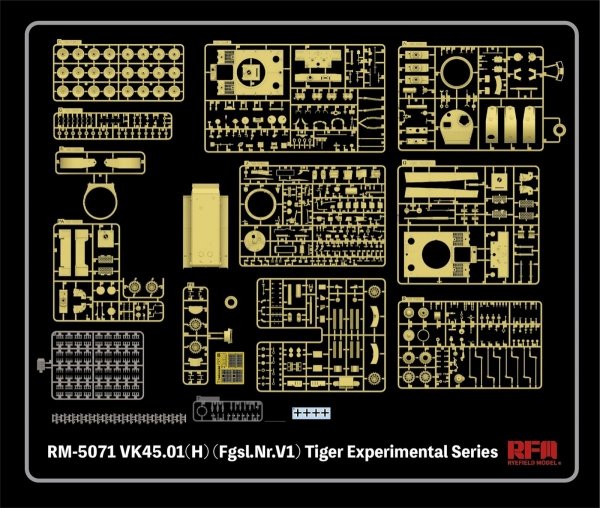 Rye Field Model 5071 VK45.01(H) (Fgsl.Nr.V1) Tiger Experimental Series 1/35