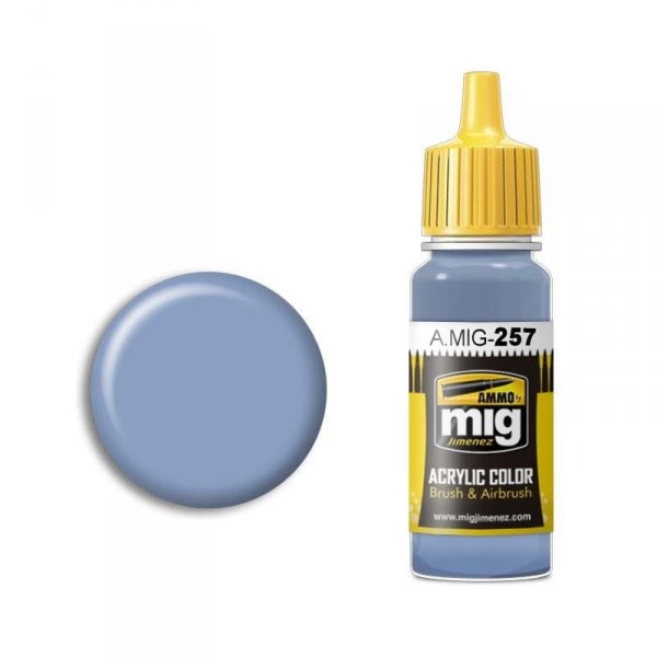 AMMO of Mig Jimenez 0257 - Azure Blue - farba akrylowa 17ml