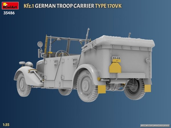 MiniArt 35486 Kfz.1 German Troop Carrier Type 170VK 1/35