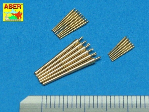 Aber 1:700L-32 Set of Barrels for Admiral Graf Spee class battleships 280mm x 6; 150mm x 8; 105mm x 6 1/700