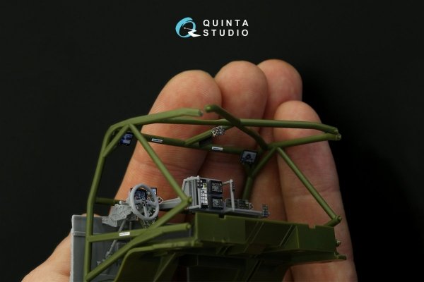 Quinta Studio QDS-35068 KAMAZ-43509 3D-Printed &amp; coloured Interior on decal paper (Zvezda) (Small version) 1/35