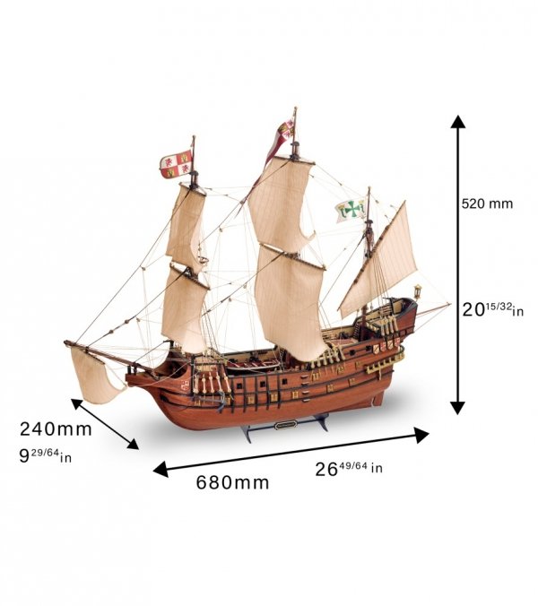 ARTESANIA LATINA 22452-N Galeon San Francisco II 1/90