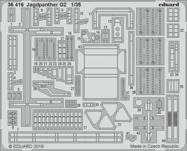 Eduard 36416 Jagdpanther G2 1/35 TAKOM