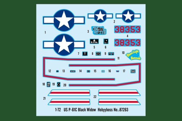 Hobby Boss 87263 P-61C Black Widow (1:72)