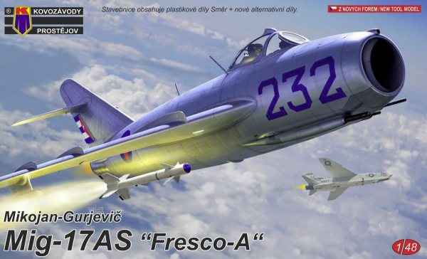Kovozavody Prostejov KPM4825 MiG-17AS „Fresco-A“ 1/48