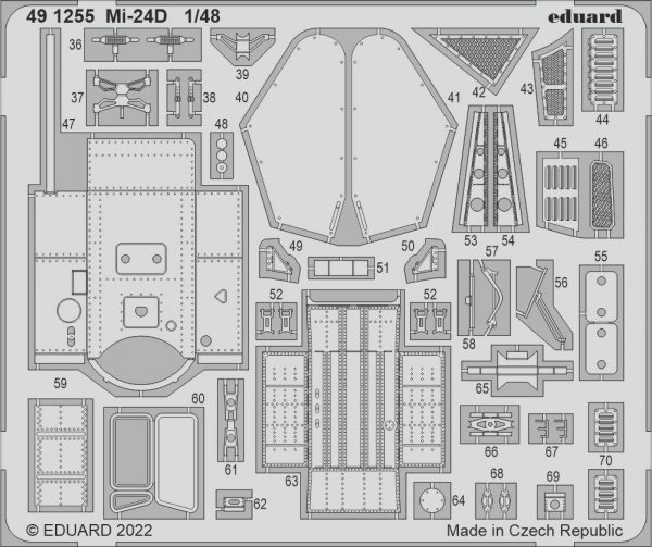 Eduard 491255 Mi-24D TRUMPETER 1/48