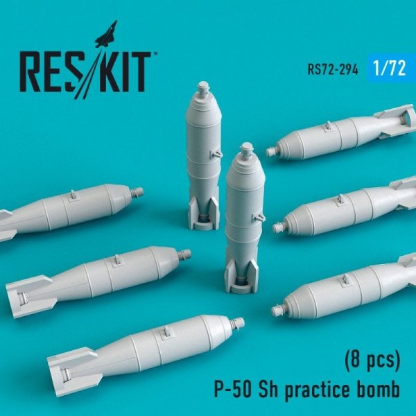 RESKIT RS72-0294 P-50 Sh practice bomb (8 pcs) 1/72