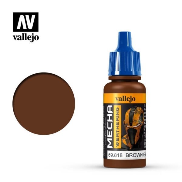 Vallejo 69818 Mecha Color - Brown Engine Soot (Matt) 17ml
