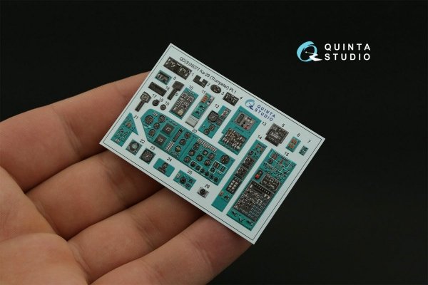 Quinta Studio QDS-35077 Ka-29 3D-Printed &amp; coloured Interior on decal paper (Trumpeter) (Small version) 1/35