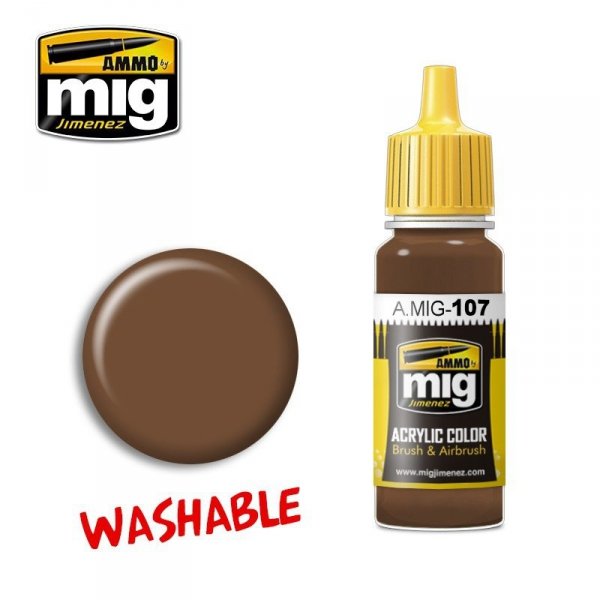 AMMO of Mig Jimenez 0107 WASHABLE EARTH