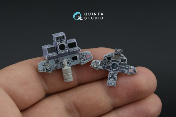 Quinta Studio QD+48520 Tornado Gr.1 3D-Printed &amp; coloured Interior on decal paper (Italeri) (with 3D-printed resin parts) 1/48