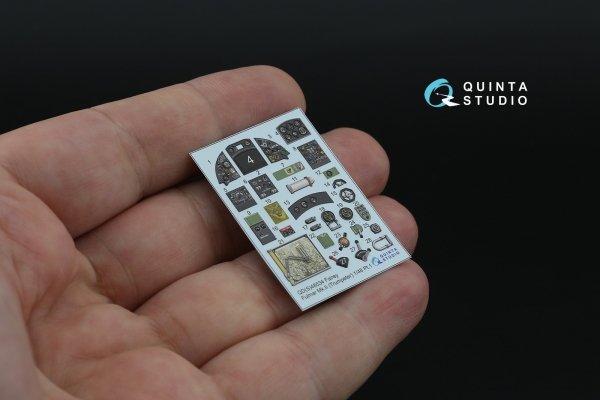 Quinta Studio QDS-48534 Fairey Fulmar Mk.II 3D-Printed &amp; coloured Interior on decal paper (Trumpeter) (small version) 1/48