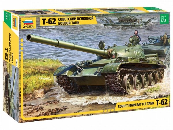 Zvezda 3622 T-62 Soviet Main Battle Tank 1/35