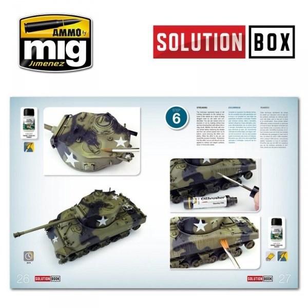 AMMO of Mig Jimenez 6500 WWII AMERICAN ETO SOLUTION BOOK (Multilingual)