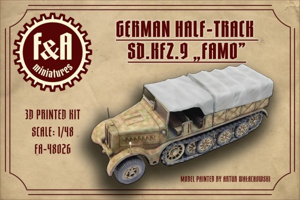 F&amp;A Miniatures FA-48026 Sd.Kfz. 9 1/48