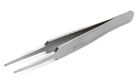 Tamiya 74109 HG Straight Tweezers Round Tip