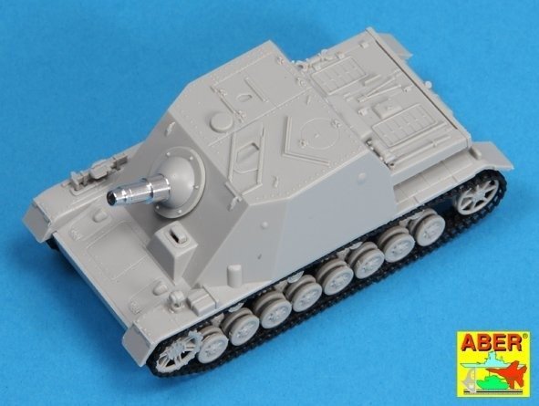 Aber 72L-44 Lufa 15cm StuH 43 do działa pancernrgo Stu.Pz. IV BRUMBAR – późna wersja / German 15cm StuH 43 Barrel for Stu.Pz. IV BRUMBAR – middle/late version 1/72
