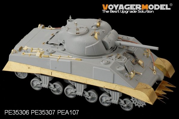 Voyager Model PE35307 WWII US army M4 Mid Tank Skirts For DRAGON 6511 and 6579 1/35