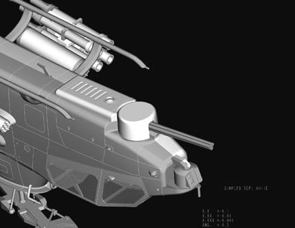 Hobby Boss 87224 AH-1F Cobra Attack Helicopter (1:72)