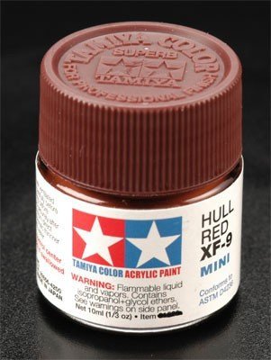 Tamiya XF9 Hull Red (81709) Acrylic paint 10ml