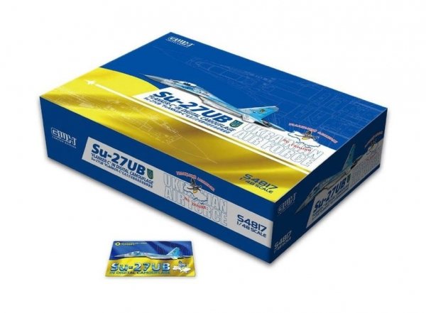 Great Wall Hobby S4817 Su-27UBM Flanker-C in Digital Camouflage Ukrainian Air Force 1/48