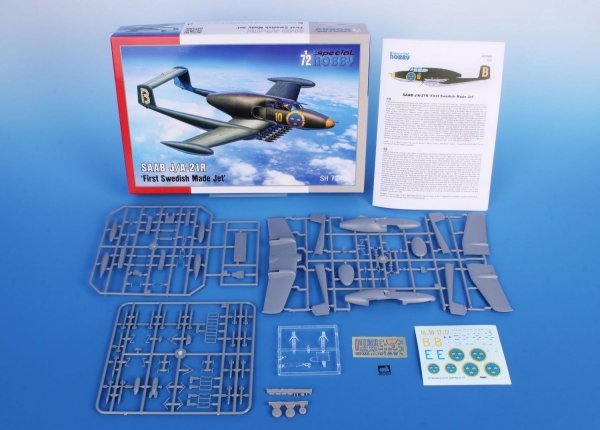 Special Hobby 72480 SAAB J/A-21R &quot;First Swedish Made Jet&quot; 1/72