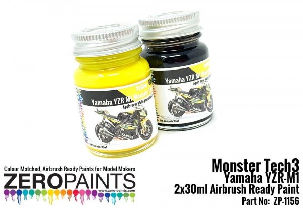 Zero Paints ZP-1156 Monster Tech3 Yamaha YZR-M1 Paint Set 2x30ml