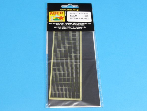 Aber 200-02 Ship chain railings (1:200)