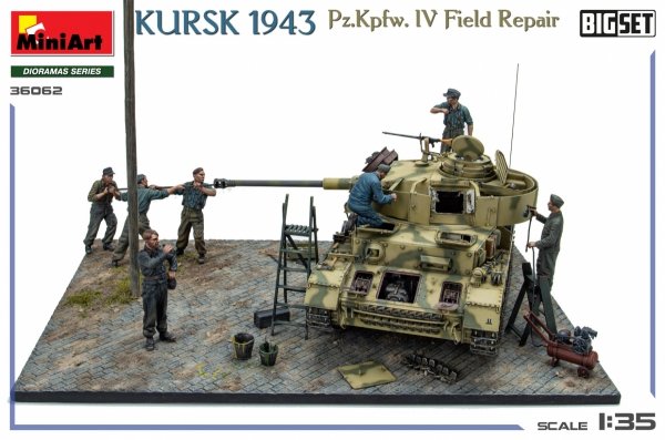 Mini Art 36062 Kursk 1943 Pz.Kpfw. IV Field Repair Big Set 1/35