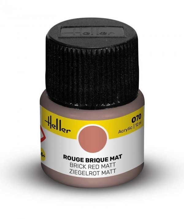 Heller 9070 070 Brick Red - Matt 12ml