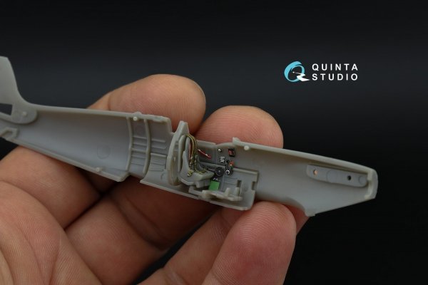 Quinta Studio QD72235 Spitfire Mk.Vc 3D-Printed &amp; coloured Interior on decal paper ( Airfix ) 1/72