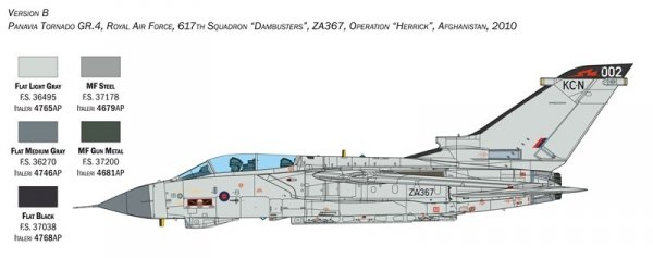 Italeri 2513 TORNADO GR. 4 1/32