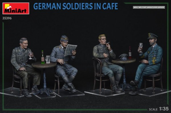 MiniArt 35396 GERMAN SOLDIERS IN CAFE 1/35