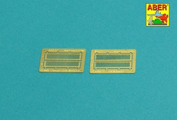 Aber 48A31 Grilles for Pz.Kpfw. III &amp; Stug III Fit to Tamiya models: 32540; 32524; 32525; 32543; 1/48