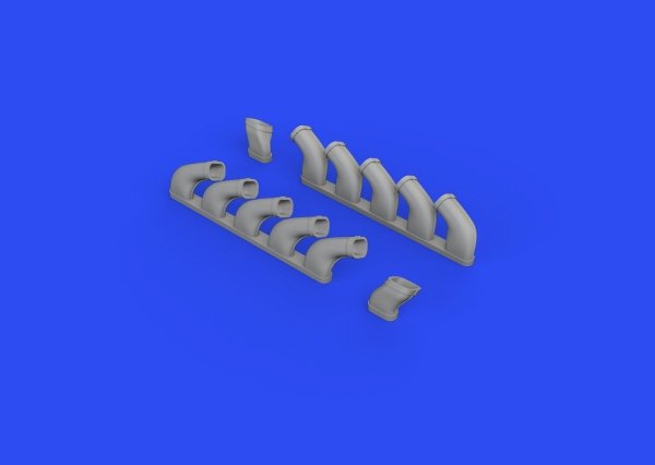 Eduard 648618 Il-2 exhaust stacks ZVEZDA 1/48