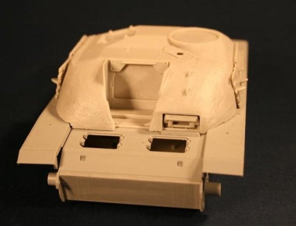 Panzer Art RE35-080 StuG III G upper hull with concrete armor 1/35