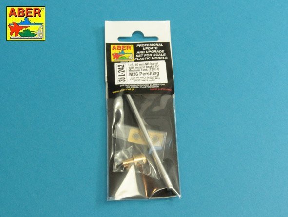 Aber 35L-242 90mm M3 lufa z hamulcem do T26E3 1/35