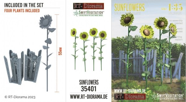 RT-Diorama 35401 Sunflowers 1/35